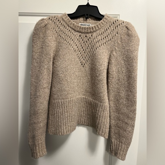 St. Roche Sissy Sweater in Blonde. Size XS. - Picture 9 of 11